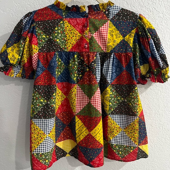Doen Multicolor Patchwork Blouse - Picture 5 of 9